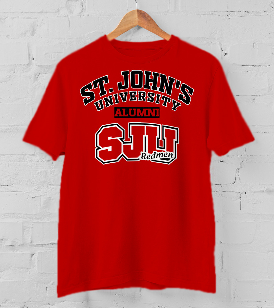 St John's University Alumni SJU Redmen T-Shirt