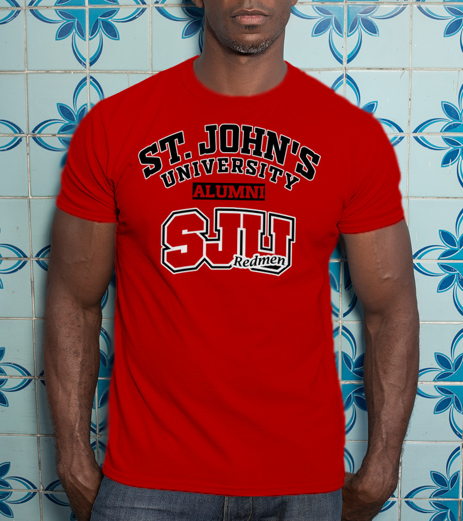 St John's University Alumni SJU Redmen T-Shirt