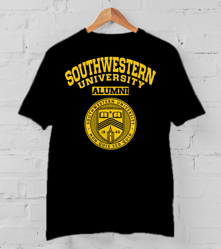 Southwestern University Alumni 1840 Non Quis Sed Quid T-Shirt