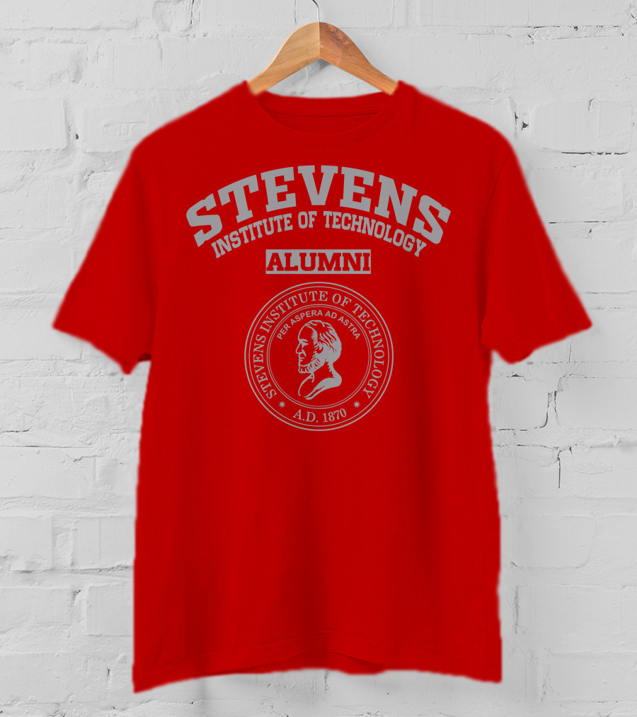 Stevens Institute Of Technology Alumni Per Aspera Ad Astra A.D. 1870 T-Shirt