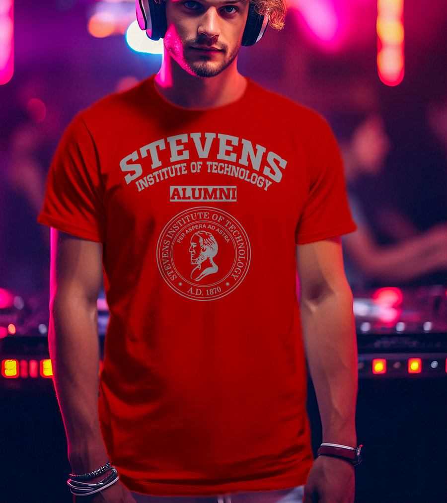 Stevens Institute Of Technology Alumni Per Aspera Ad Astra A.D. 1870 T-Shirt