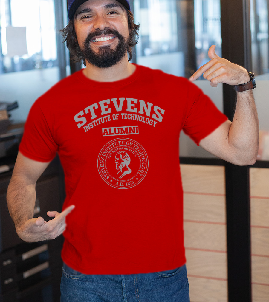 Stevens Institute Of Technology Alumni Per Aspera Ad Astra A.D. 1870 T-Shirt