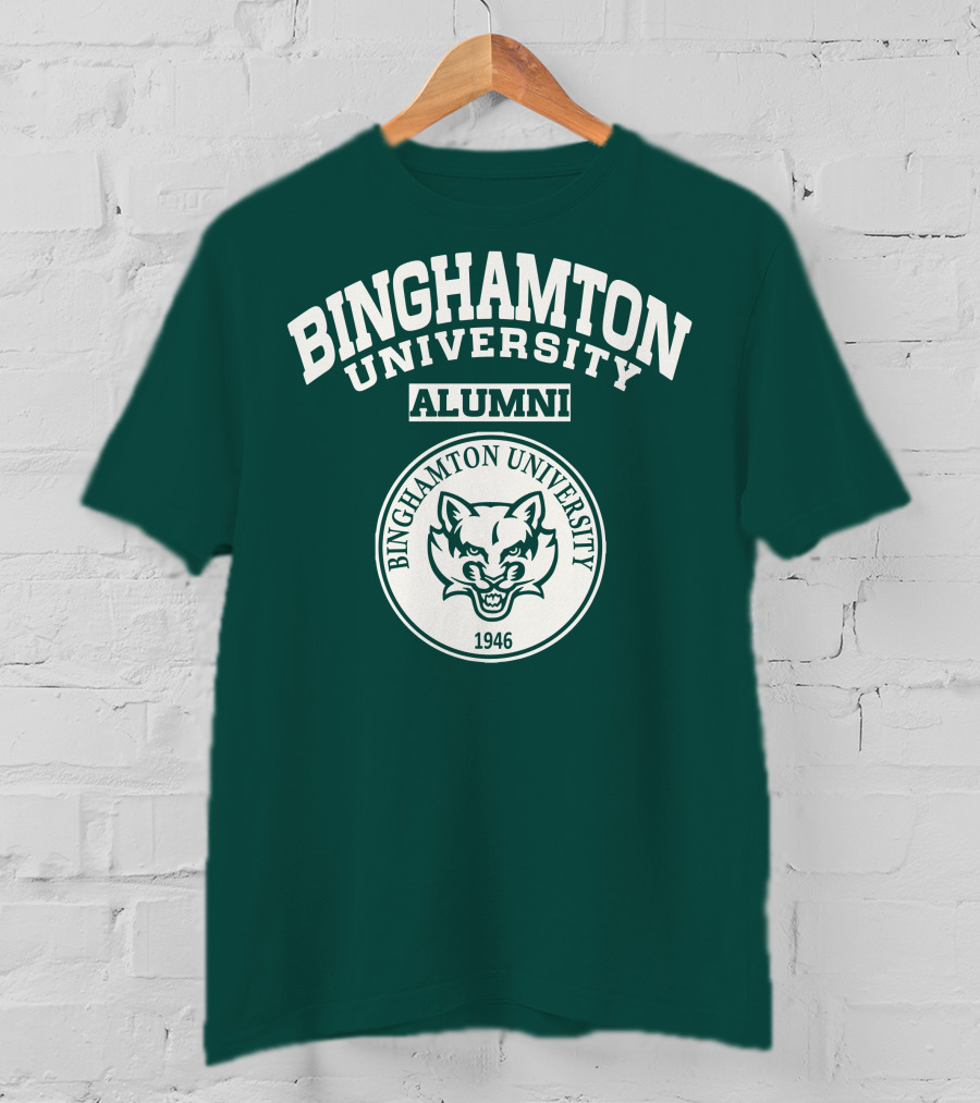 Binghamton University Alumni Bearcat Seal 1946 T-Shirt