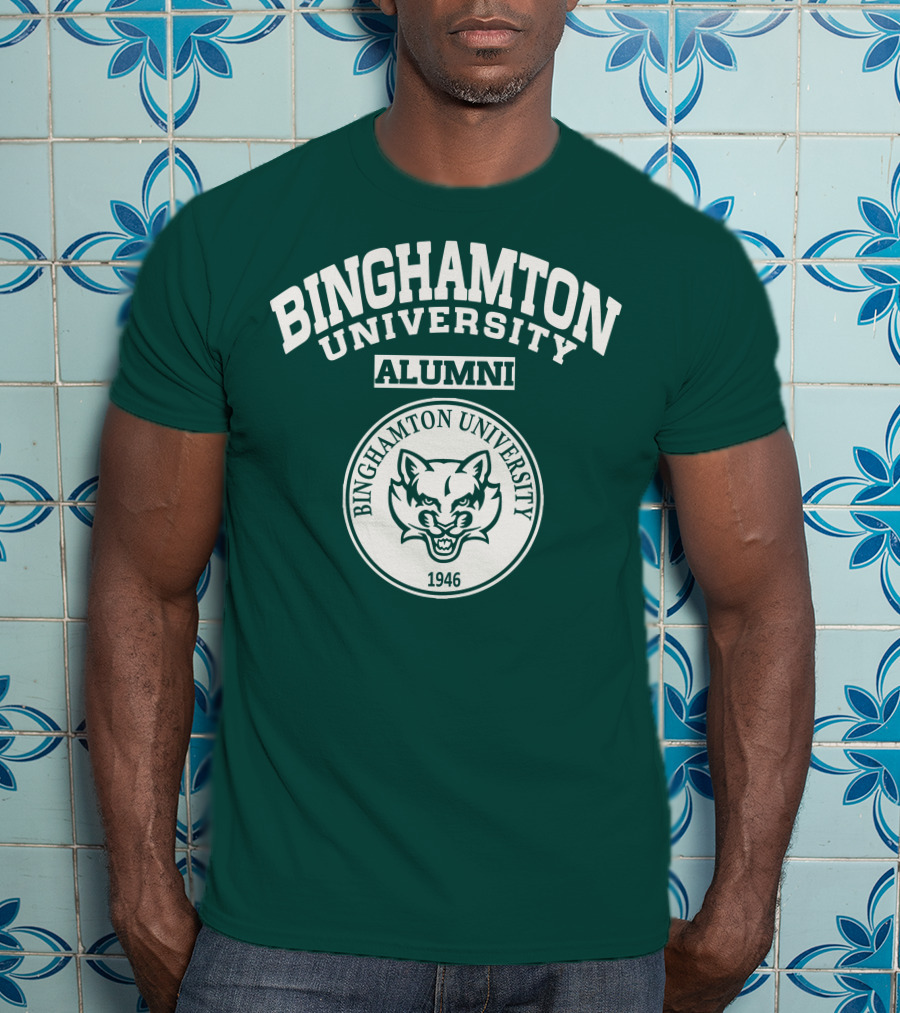 Binghamton University Alumni Bearcat Seal 1946 T-Shirt