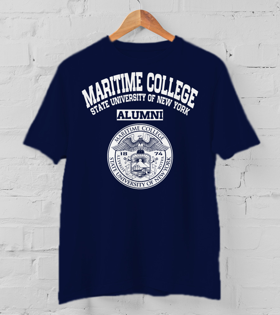 SUNY Maritime College State University Of New York Alumni 1874 Seal T-Shirt