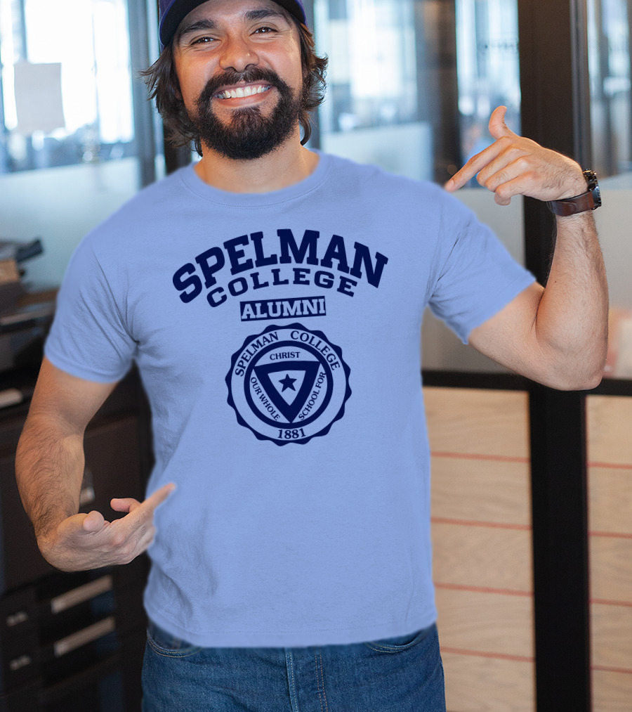 Spelman College Alumni 1881 Crest Our Whole School For Christ T-Shirt
