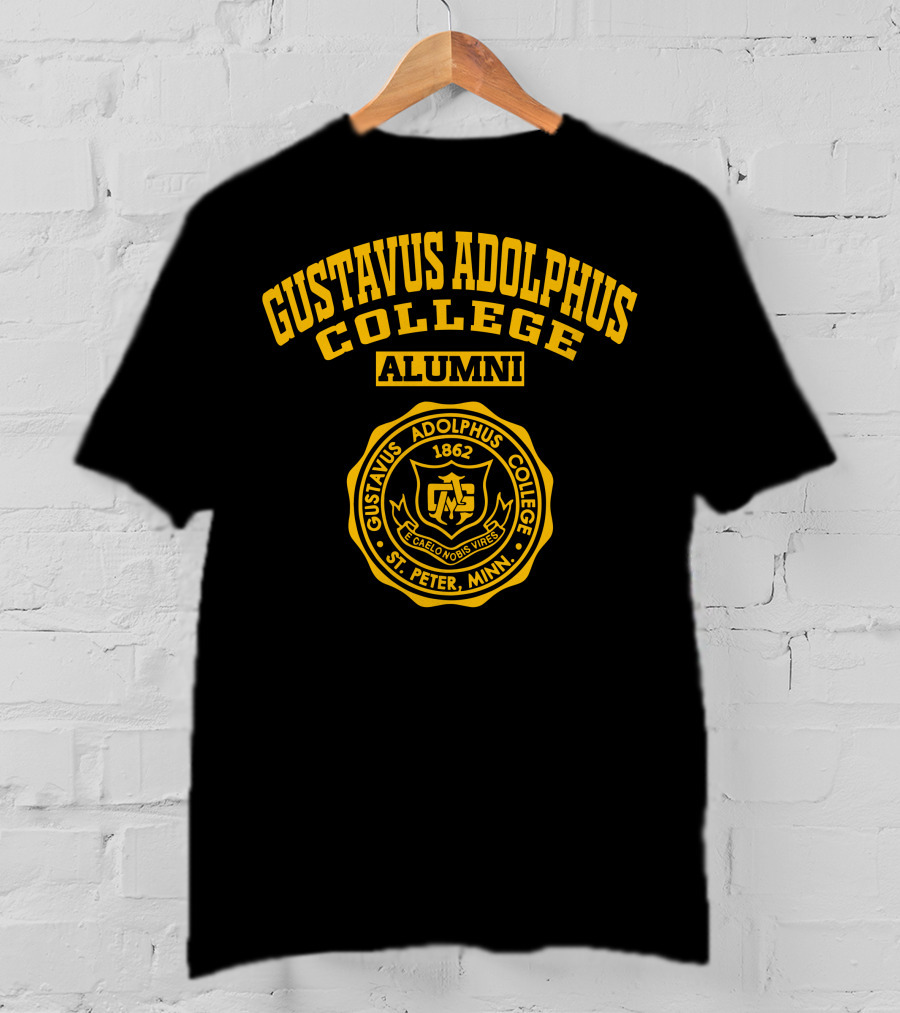 Gustavus Adolphus College Alumni 1862 St. Peter Minn. C. Caelo Nobis Vires T-Shirt
