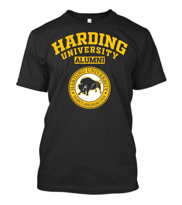 Harding University Alumni Searcy Arkansas 1924 Logo With Bison T-Shirt