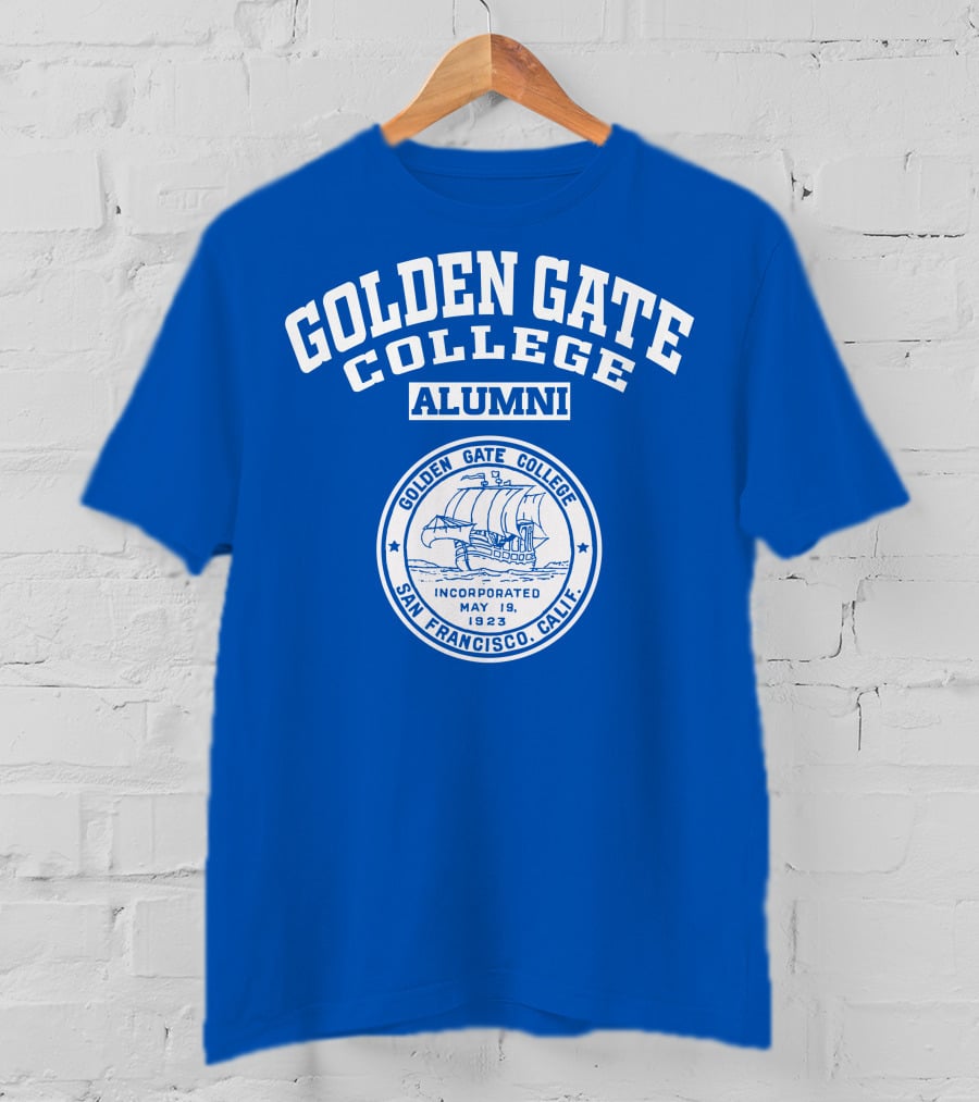 Golden Gate College Alumni San Francisco Calif 1923 T-Shirt