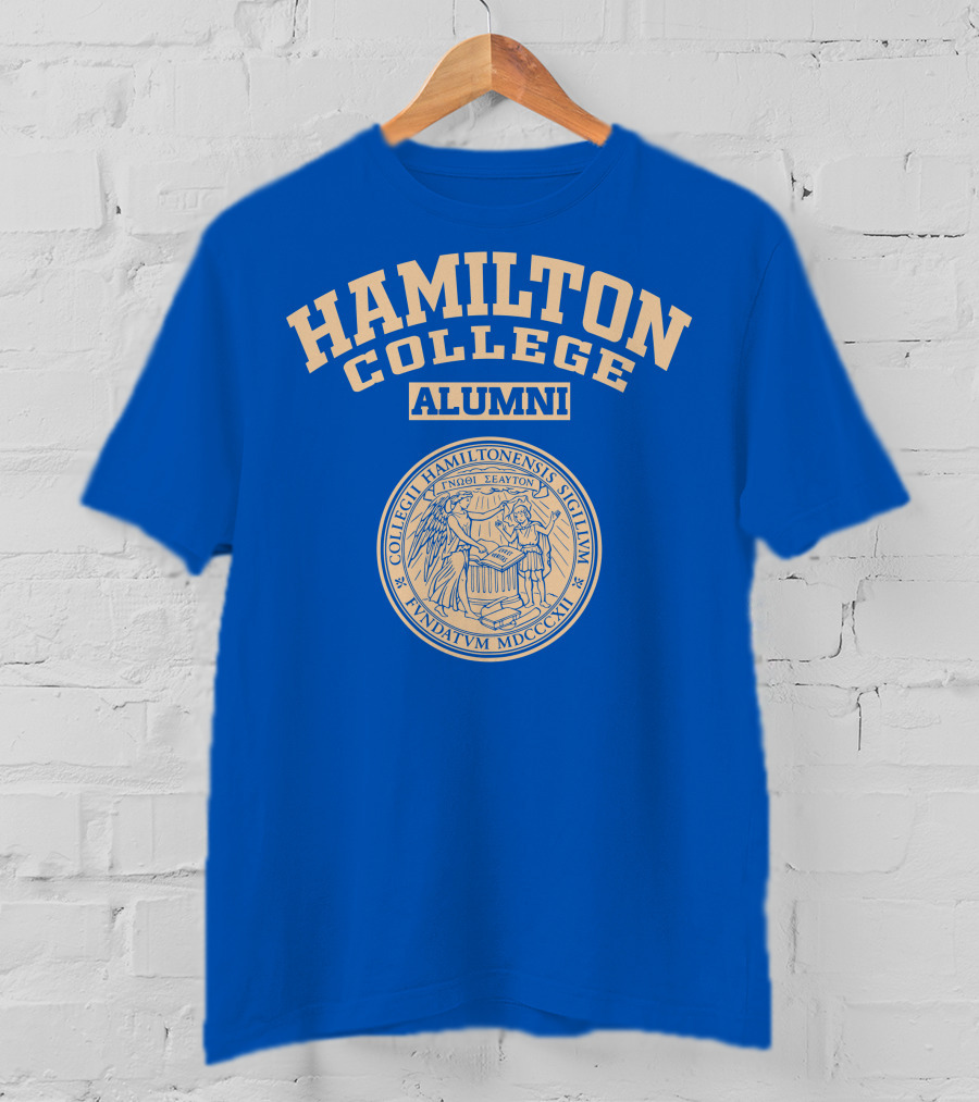 Hamilton College Alumni Collegi Hamiltonensis Sigillum Fundatum Mdcccxii T-Shirt