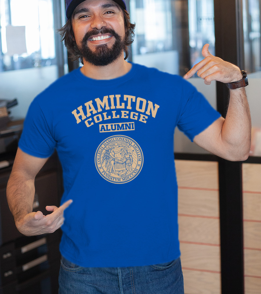 Hamilton College Alumni Collegi Hamiltonensis Sigillum Fundatum Mdcccxii T-Shirt