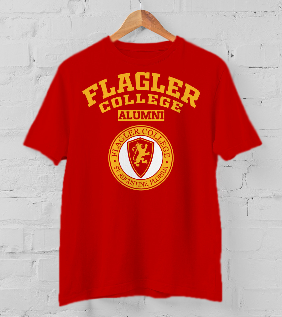 Flagler College Alumni St. Augustine Florida Lion Crest T-Shirt