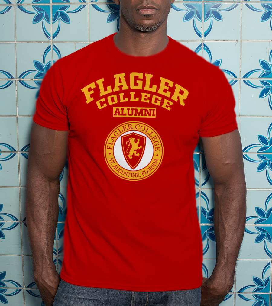 Flagler College Alumni St. Augustine Florida Lion Crest T-Shirt