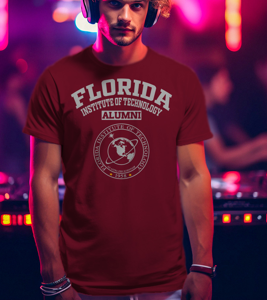 Florida Institute Of Technology Alumni Ad Astra Per Scientiam 1958 T-Shirt