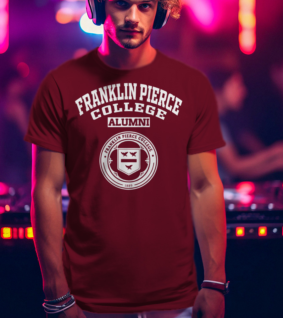 Franklin Pierce College Alumni 1889 Emblem T-Shirt