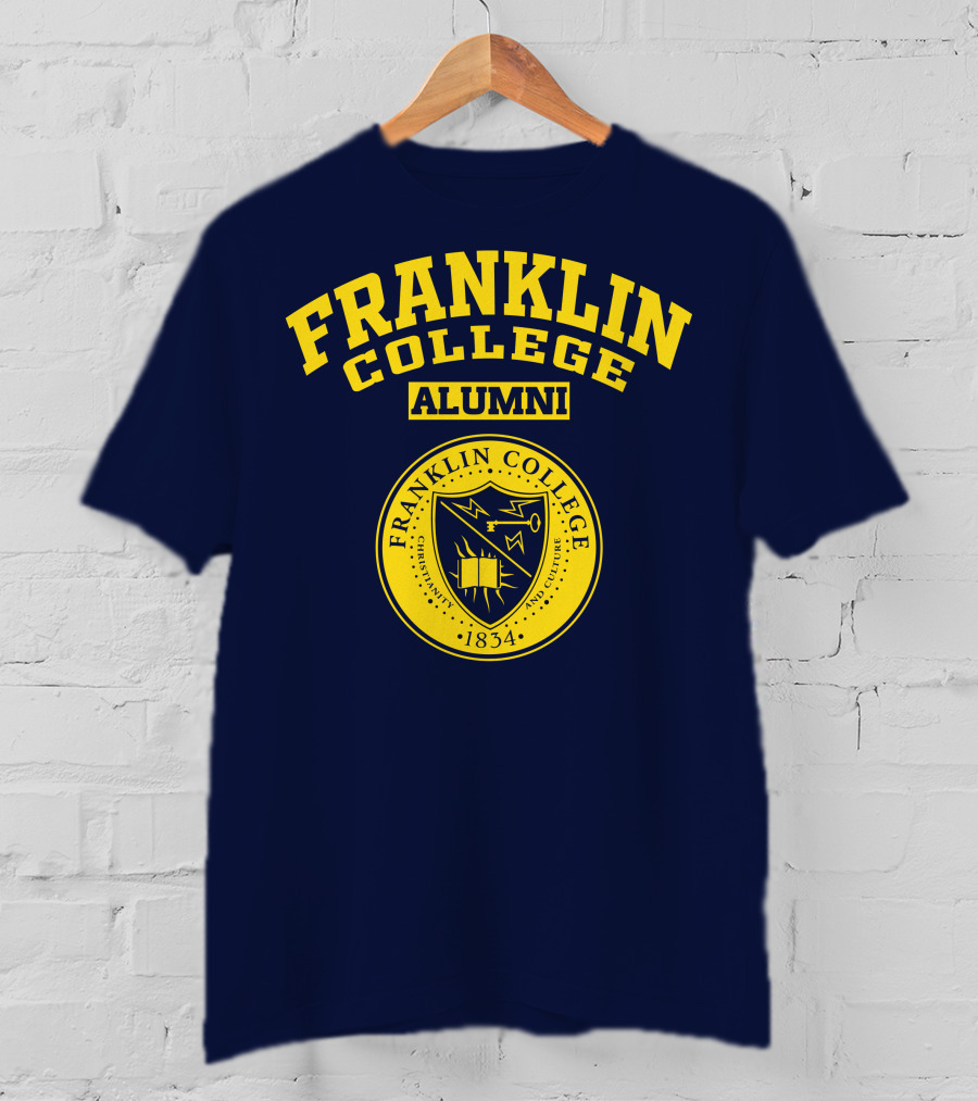 FRANKLIN COLLEGE ALUMNI ESTABLISHED 1834 SEAL T-Shirt