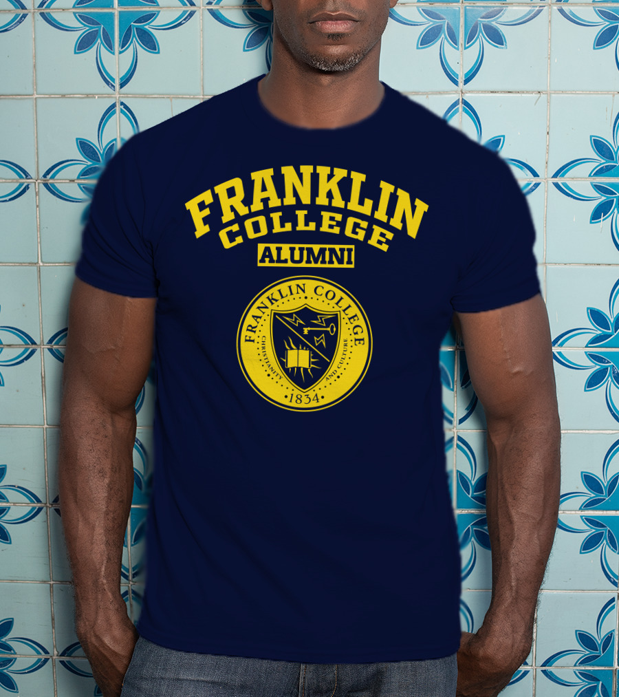 FRANKLIN COLLEGE ALUMNI ESTABLISHED 1834 SEAL T-Shirt