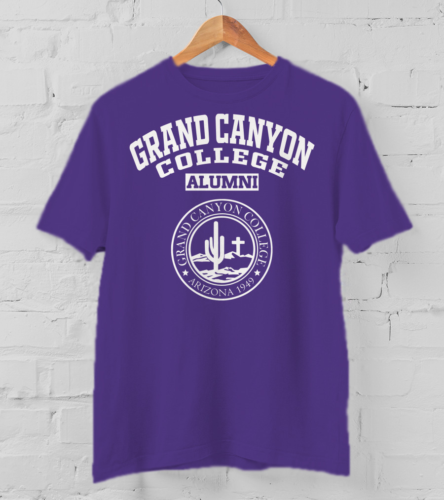 Grand Canyon College Alumni Arizona 1949 Cactus Cross Seal T-Shirt