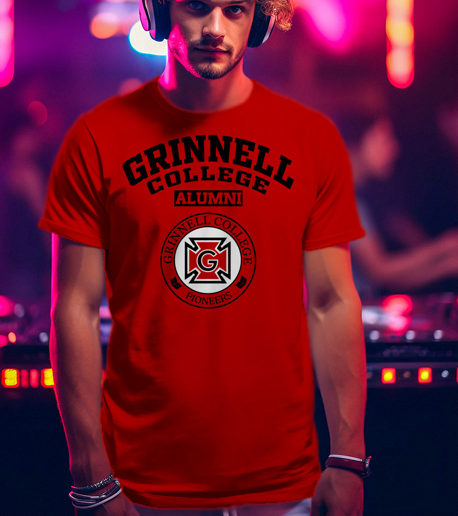 Grinnell College Alumni Pioneers Crest T-Shirt