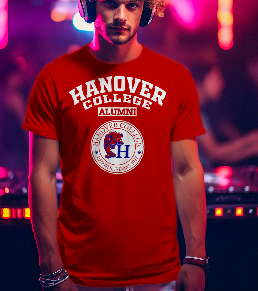 HANOVER COLLEGE ALUMNI HANOVER INDIANA 1827 PANTHER T-Shirt