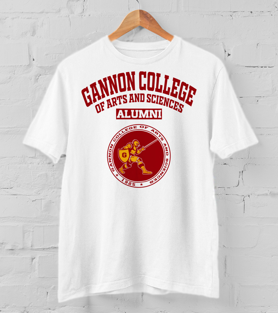 Gannon College Of Arts And Sciences Alumni 1925 Knight Emblem T-Shirt