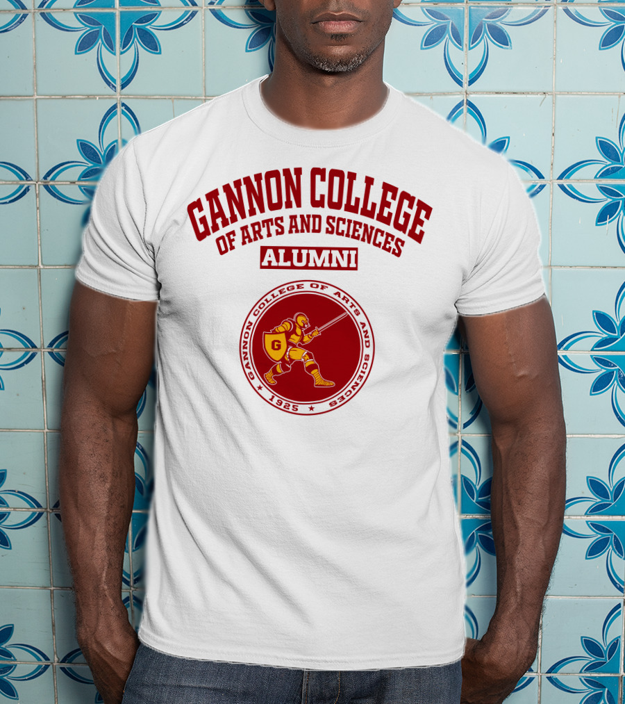 Gannon College Of Arts And Sciences Alumni 1925 Knight Emblem T-Shirt