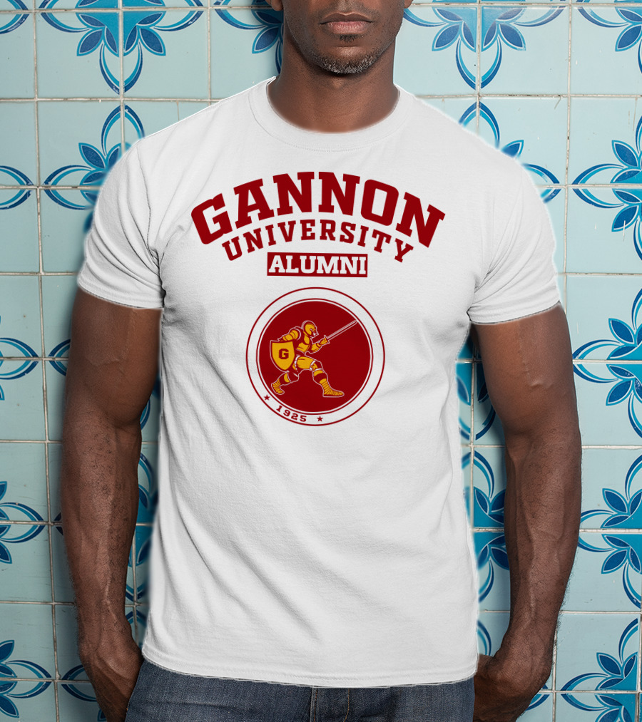 Gannon University Alumni 1925 Knight Emblem T-Shirt