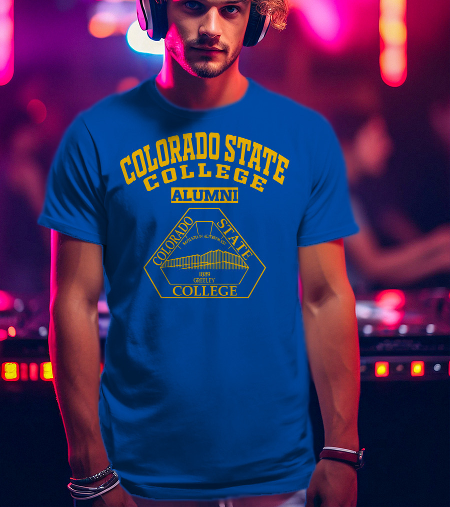 Colorado State College Alumni 1889 Greeley T-Shirt