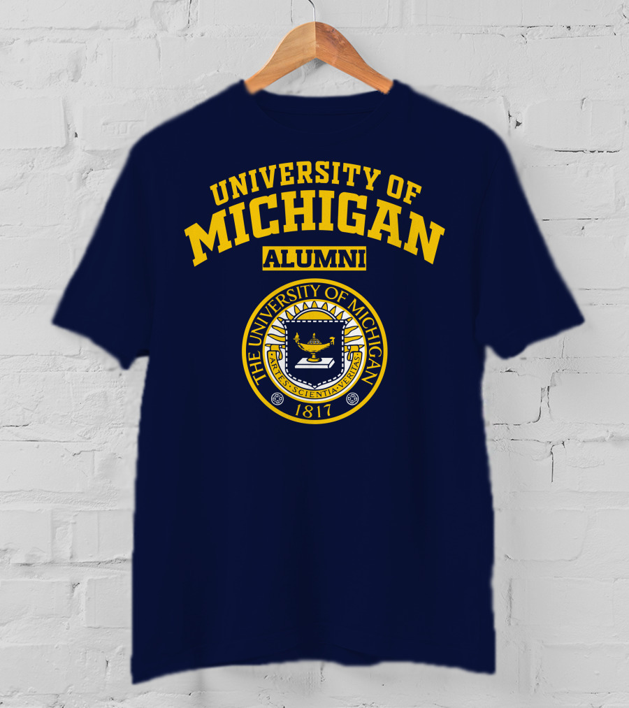 University Of Michigan Alumni 1817 Seal T-Shirt