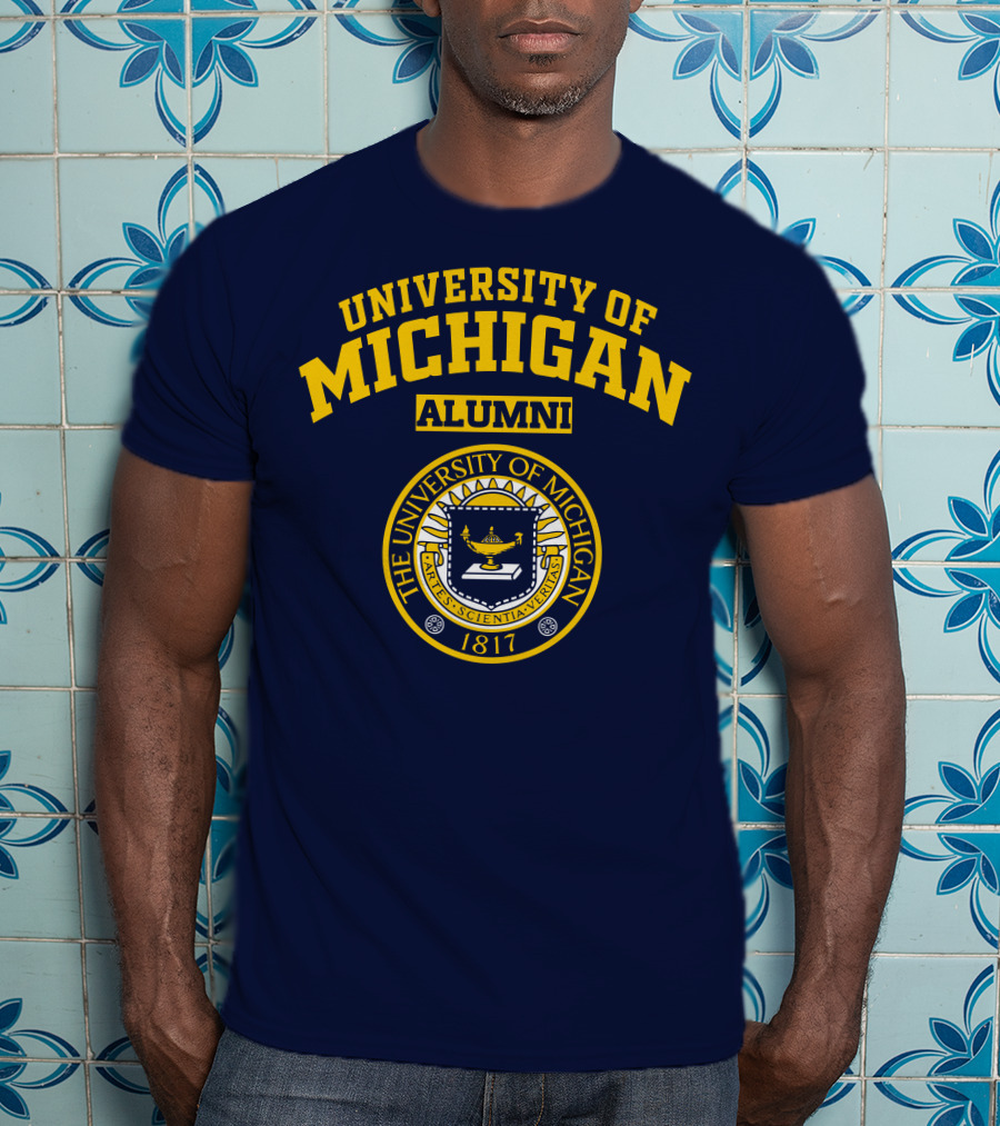 University Of Michigan Alumni 1817 Seal T-Shirt