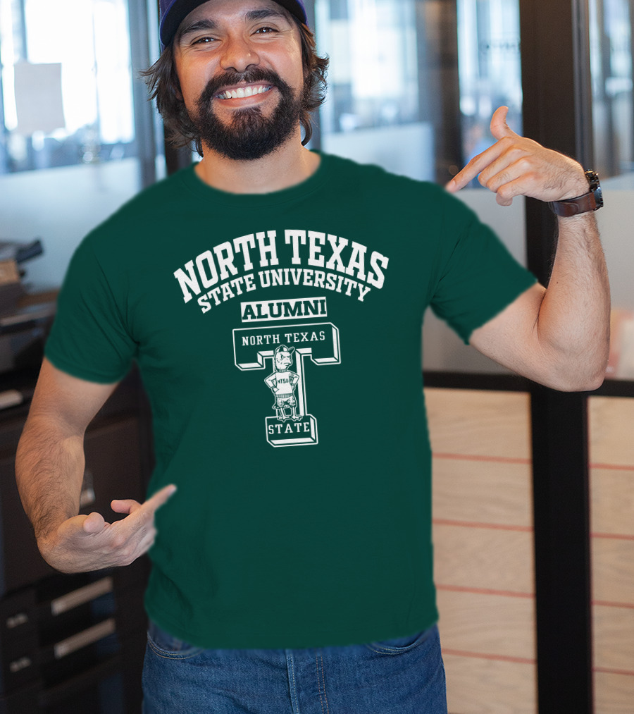 North Texas State University Alumni NTSU State T-Shirt