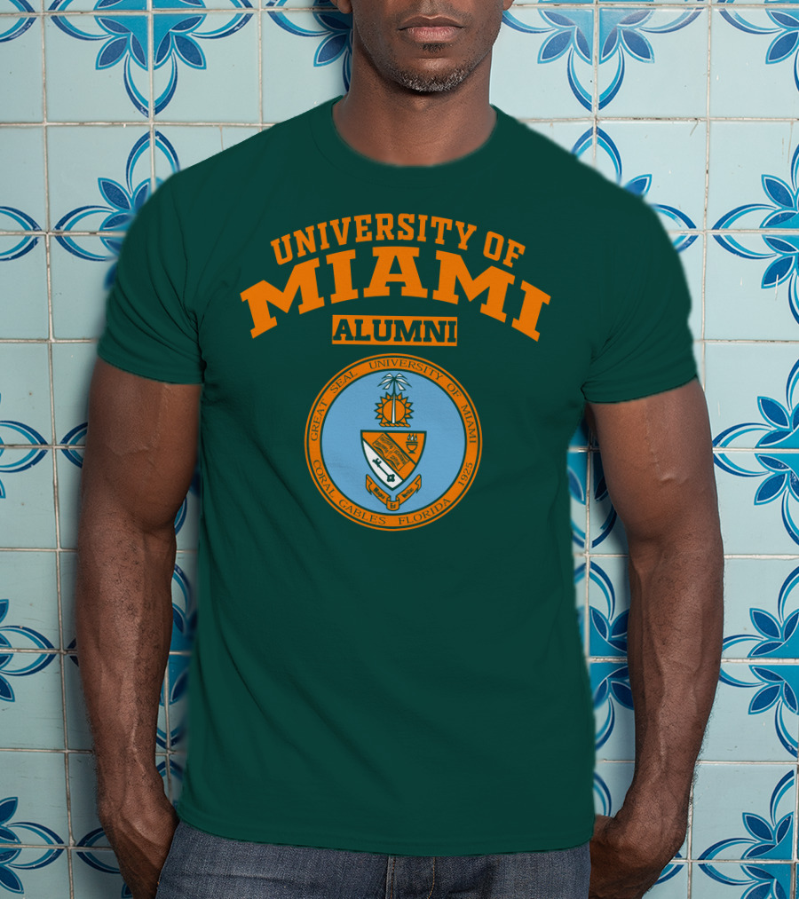 University Of Miami Alumni Great Seal Coral Gables Florida 1925 T-Shirt