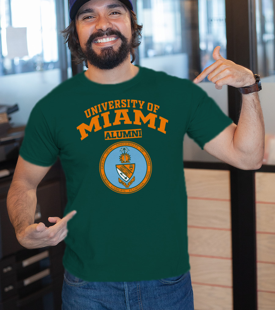 University Of Miami Alumni Great Seal Coral Gables Florida 1925 T-Shirt