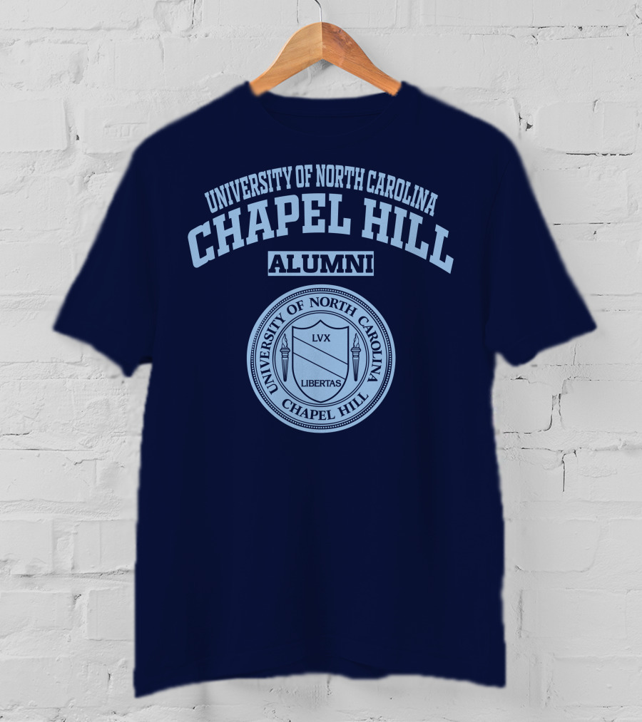 University Of North Carolina Chapel Hill Alumni Seal LVX Libertas T-Shirt