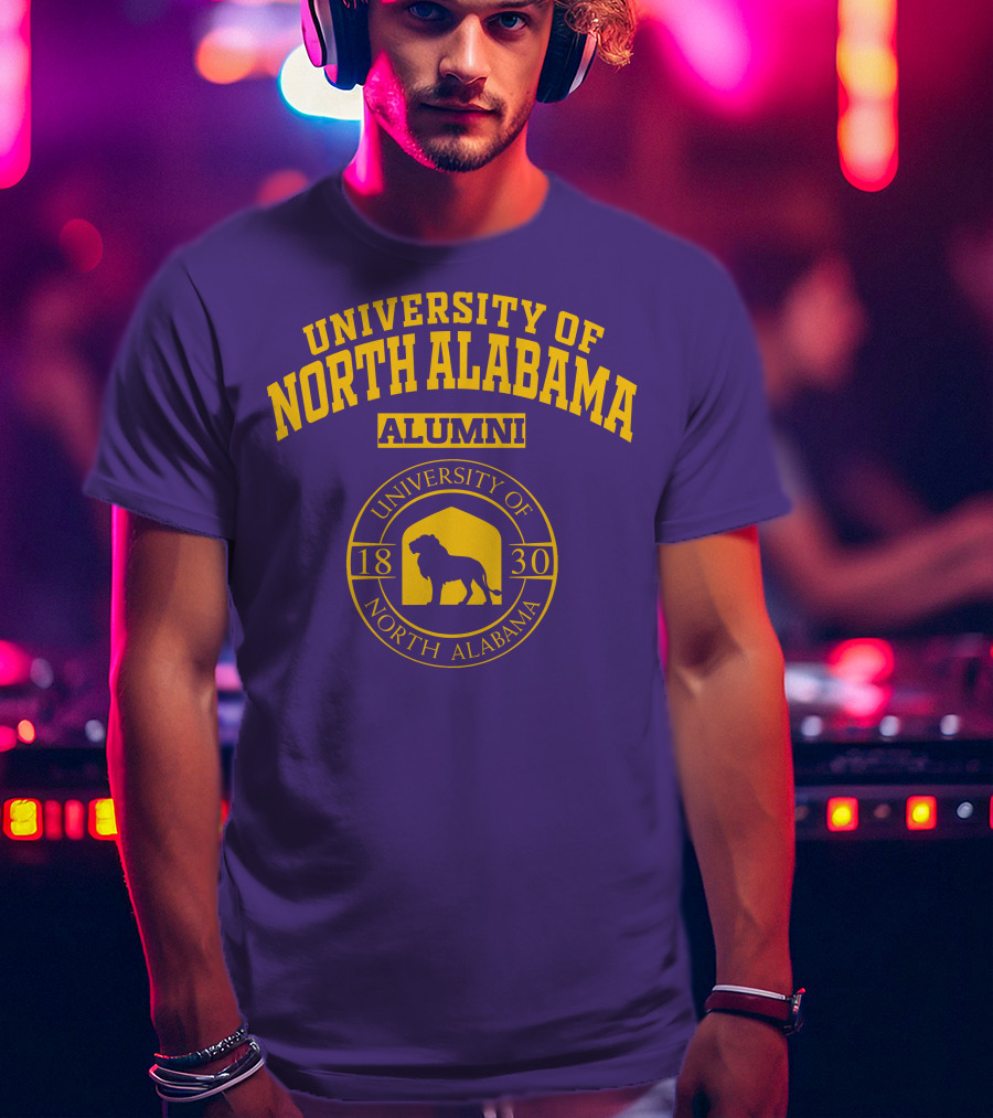 University Of North Alabama Alumni 1830 Lion Seal T-Shirt