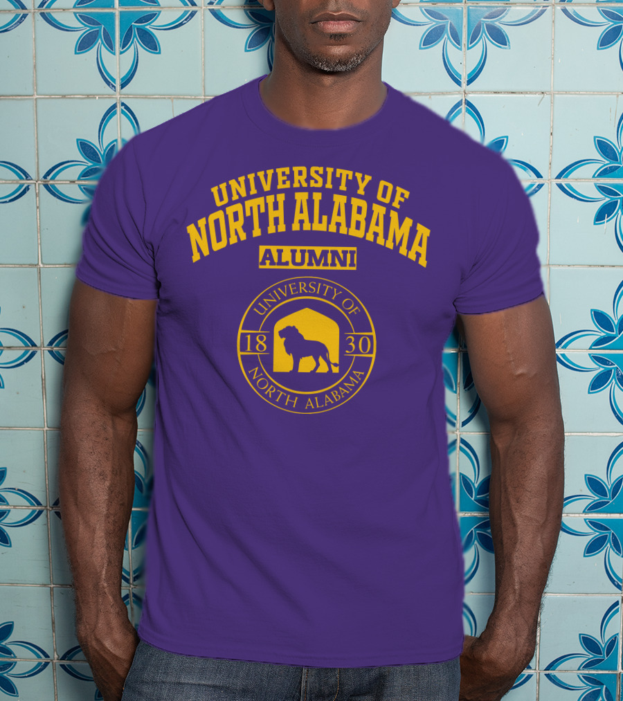 University Of North Alabama Alumni 1830 Lion Seal T-Shirt