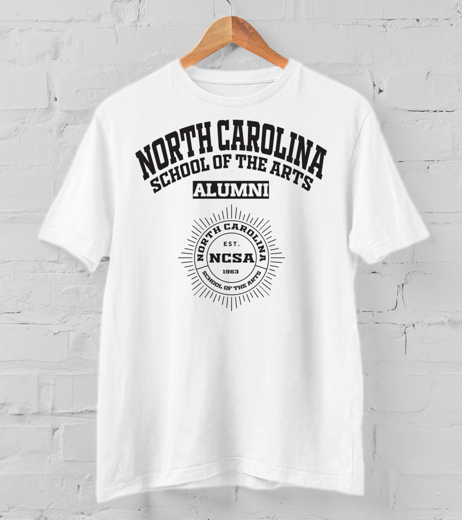 North Carolina School Of The Arts Alumni NCSA Est. 1963 T-Shirt