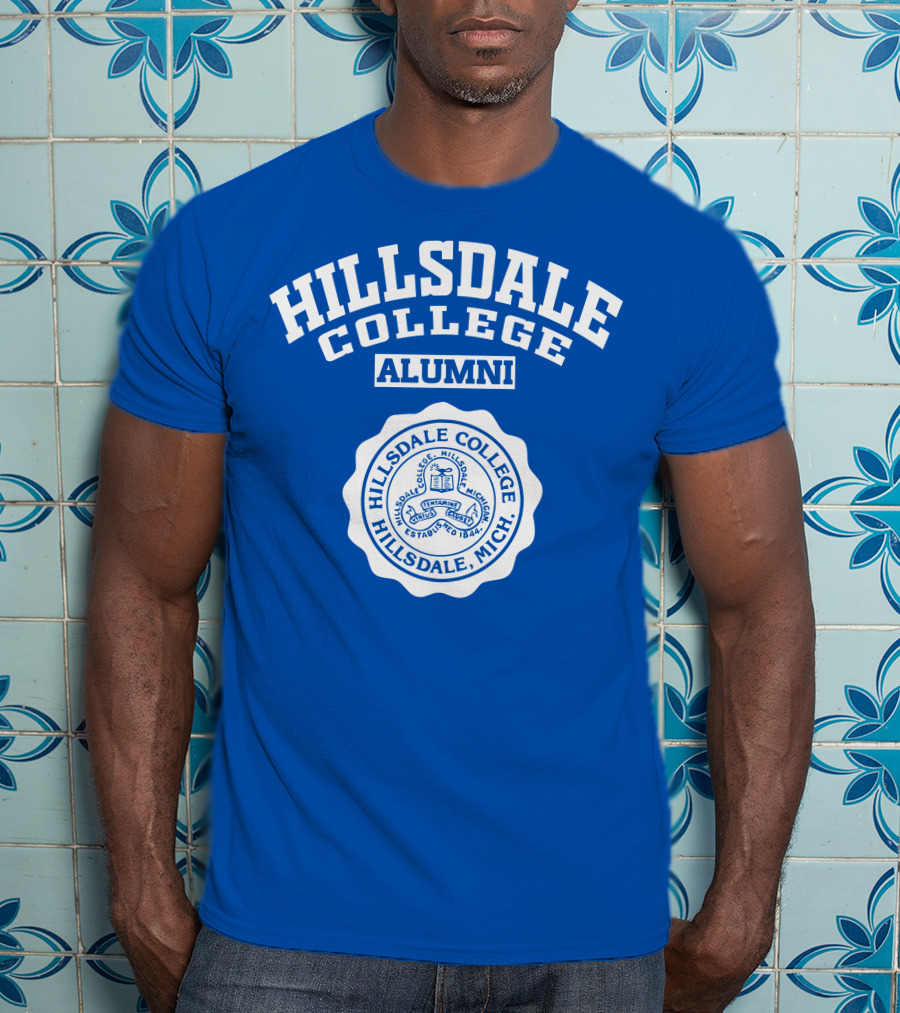 Hillsdale College Alumni Hillsdale Mich Established 1844 Seal T-Shirt