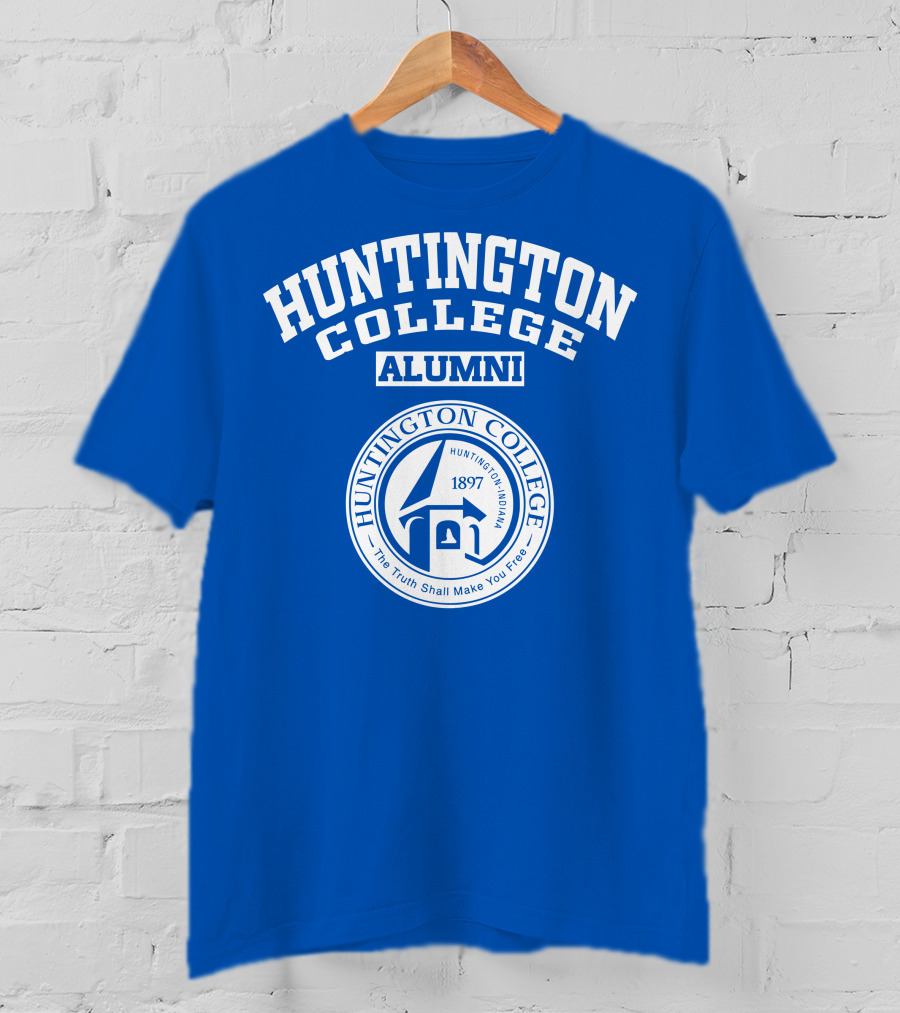 Huntington College Alumni 1897 Huntington Indiana The Truth Shall Make You Free T-Shirt