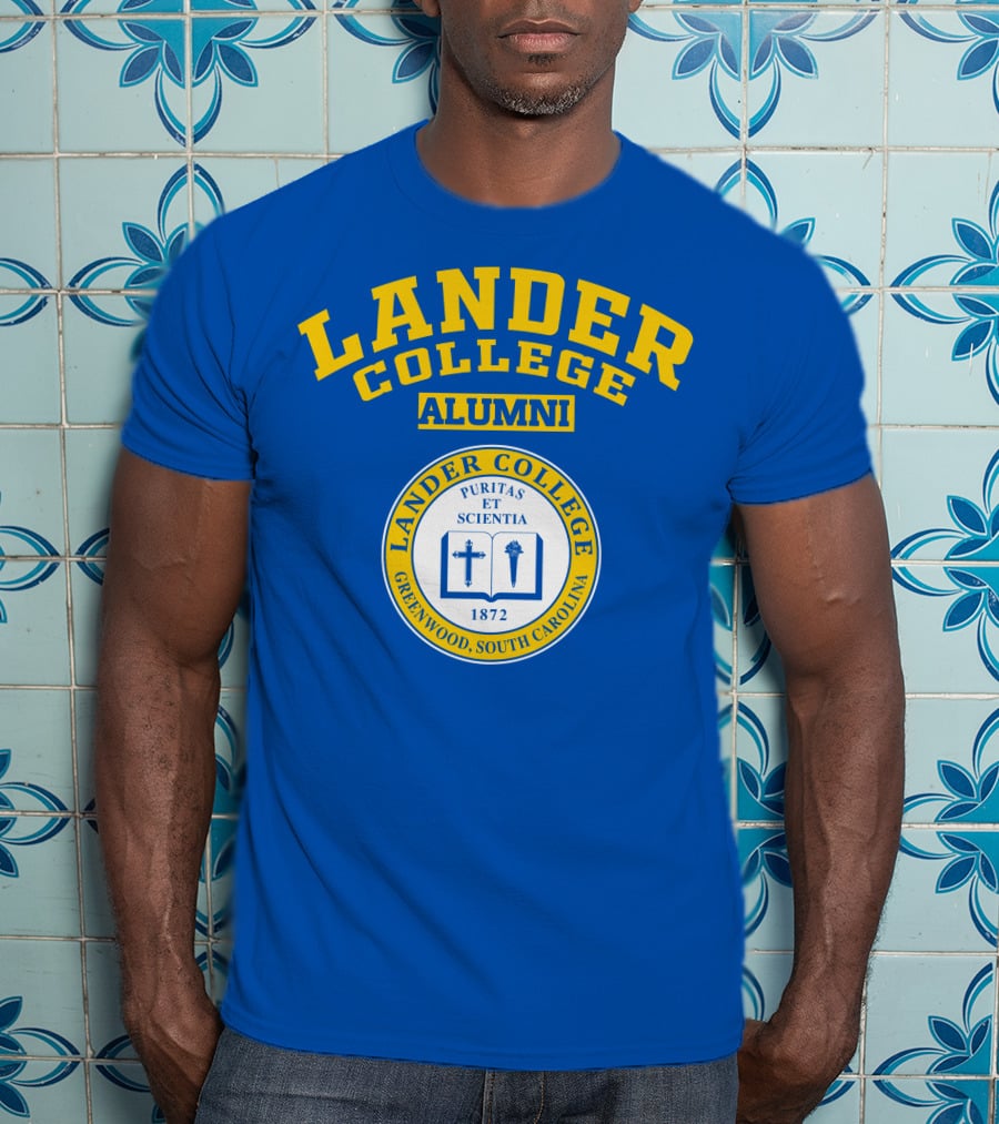 Lander College Alumni Puritas Et Scientia Greenwood South Carolina 1872 T-Shirt