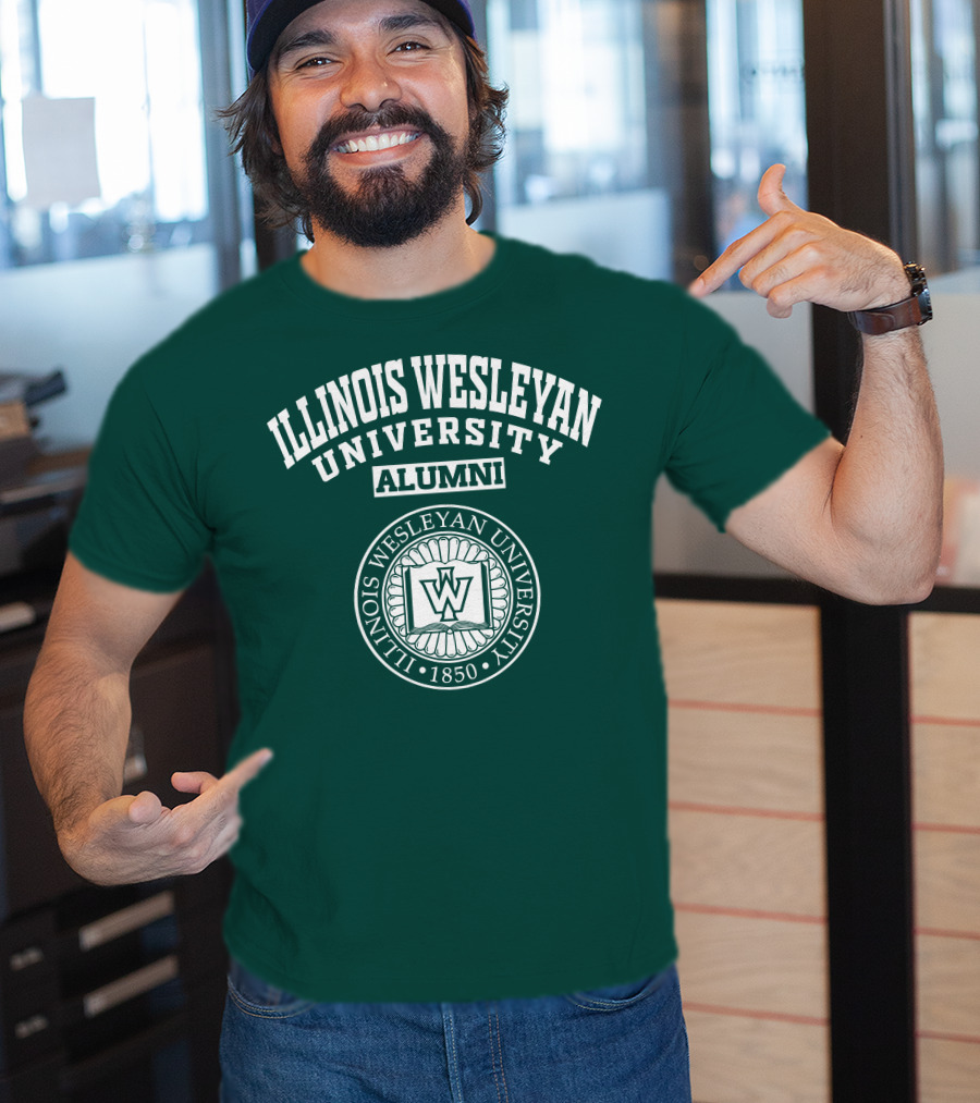 Illinois Wesleyan University Alumni 1850 Seal T-Shirt