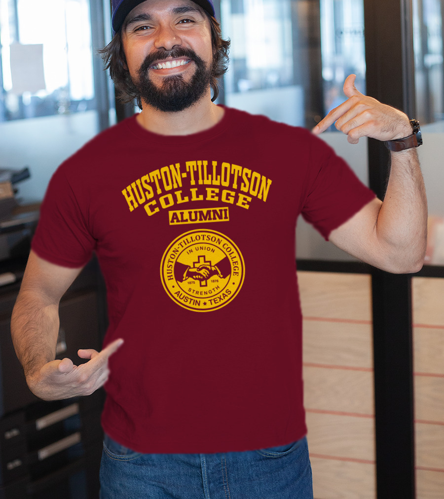 Huston-Tillotson College Alumni Austin Texas In Union Strength T-Shirt