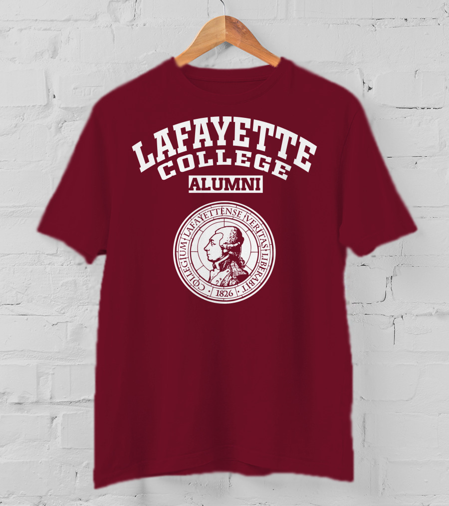 Lafayette College Alumni Collegium Lafayettense Veritas Liberatio 1826 T-Shirt