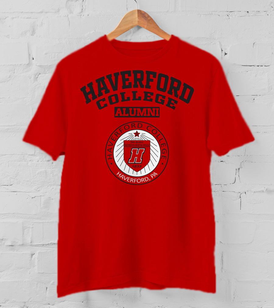 Haverford College Alumni Seal Haverford PA 1833 T-Shirt