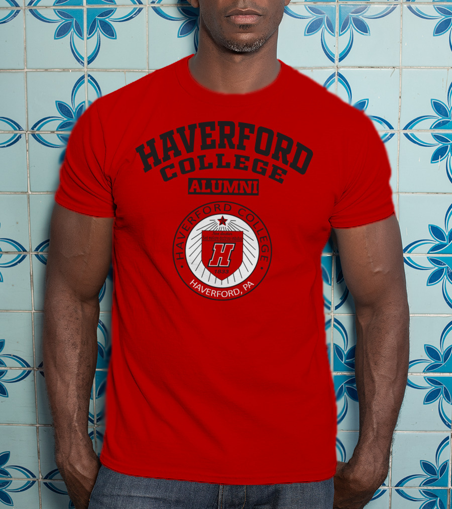 Haverford College Alumni Seal Haverford PA 1833 T-Shirt