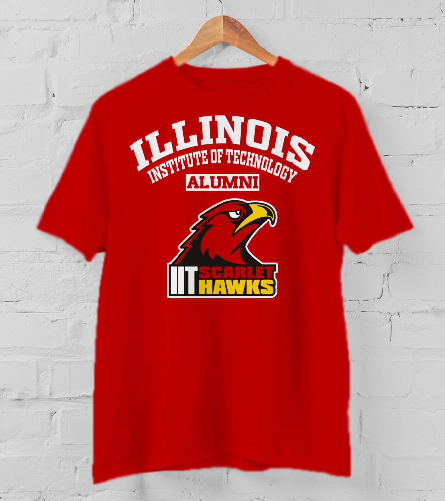 Illinois Institute Of Technology Alumni Iit Scarlet Hawks T-Shirt