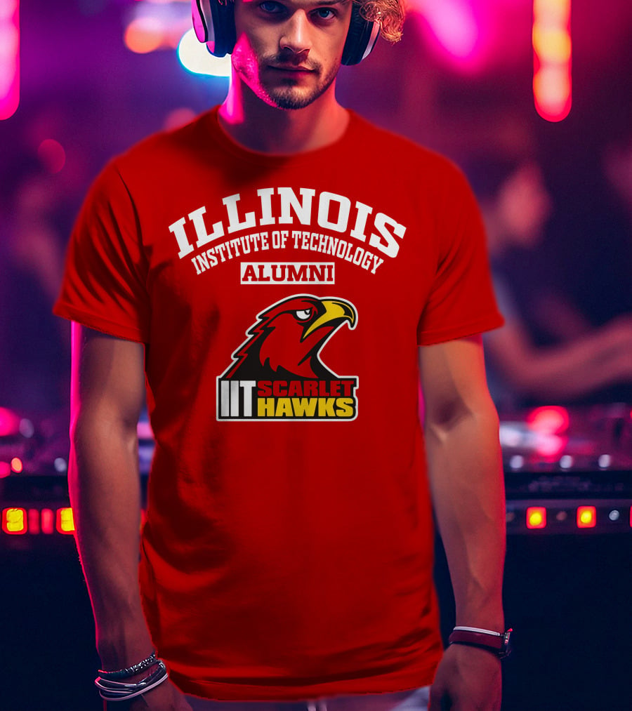 Illinois Institute Of Technology Alumni Iit Scarlet Hawks T-Shirt