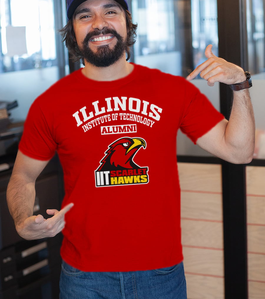 Illinois Institute Of Technology Alumni Iit Scarlet Hawks T-Shirt