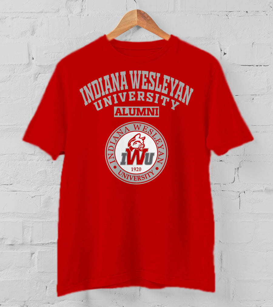 Indiana Wesleyan University Alumni 1920 Logo IWU T-Shirt