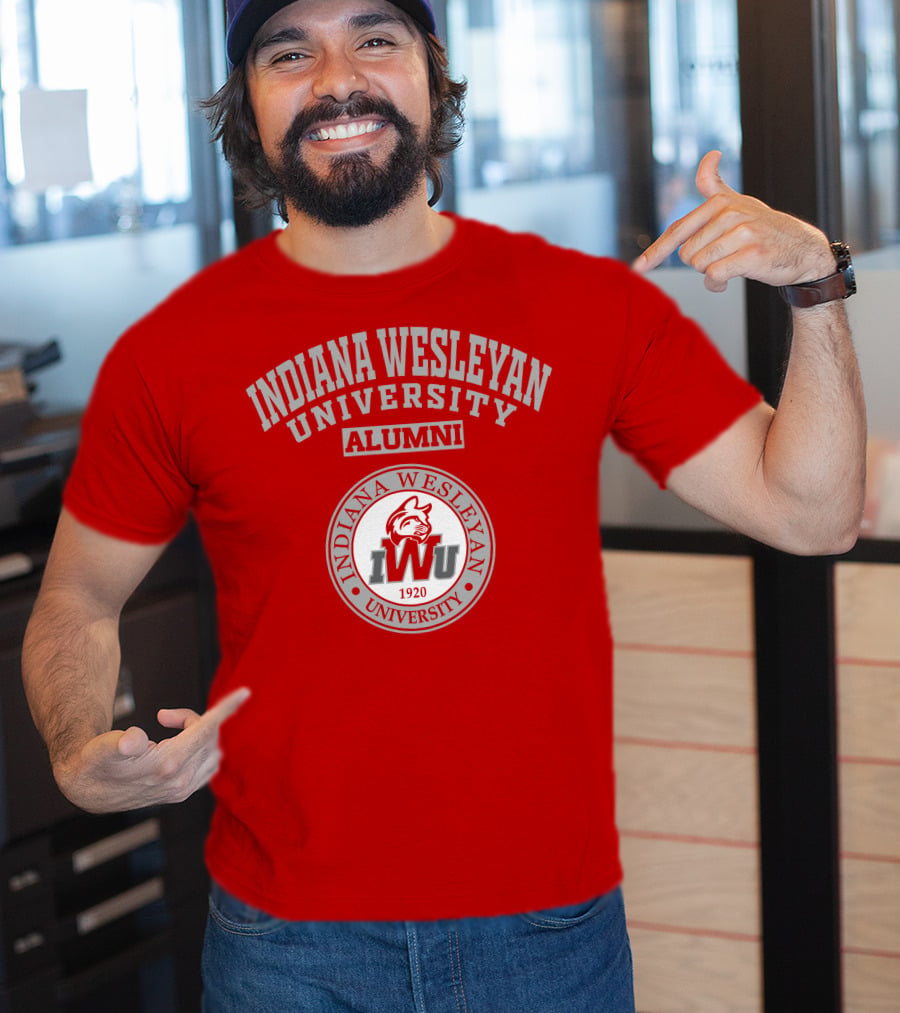 Indiana Wesleyan University Alumni 1920 Logo IWU T-Shirt